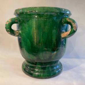 A French Green Glazed Planter